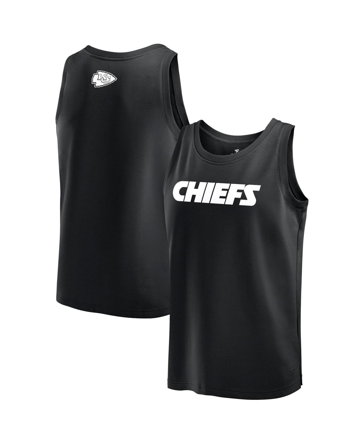 Men's Black Kansas City Chiefs Elements Tank Top - Black