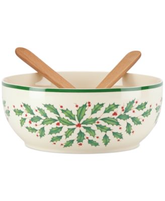 Lenox - Holiday Salad Bowl and Servers