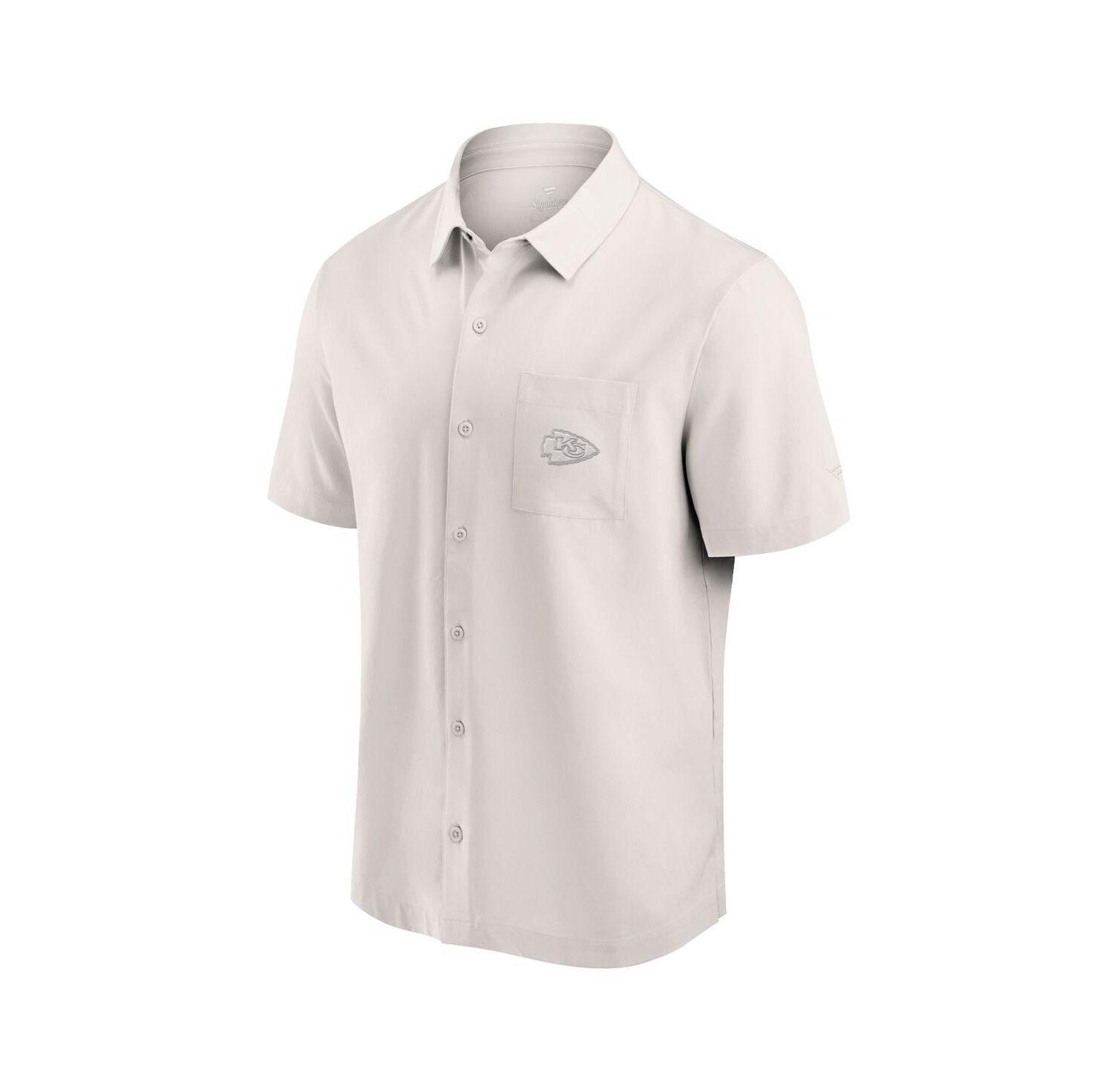 Men's Cream Kansas City Chiefs Front Office Button-Up Shirt