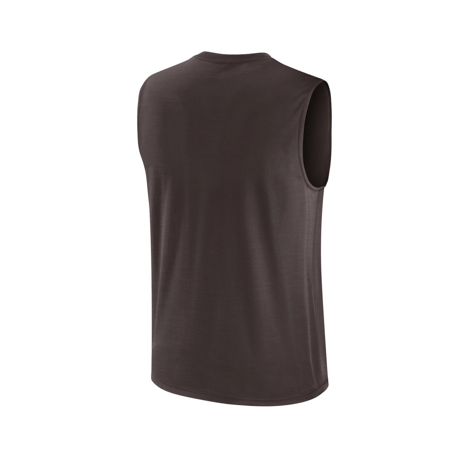 Men's Brown Cleveland Browns Blitz Legend Muscle Perform Tank Top