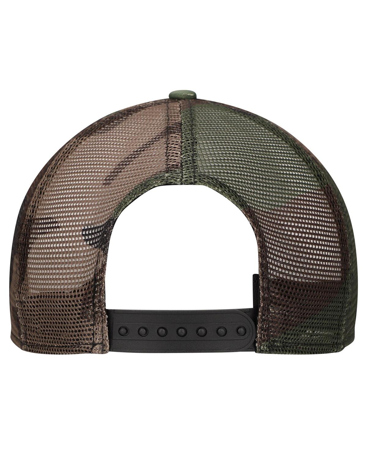 New Era Men'sCamo Martin Truex Jr Trucker 9FORTY Adjustable Hat - Black, Camo