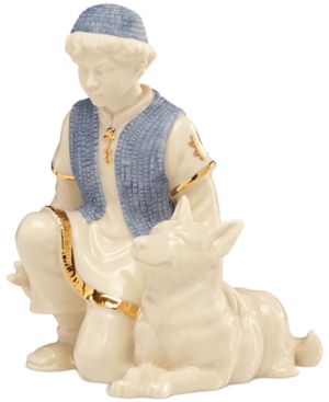 Shop Lenox First Blessing Nativity Shepherd & Dog Figurine In Ivory