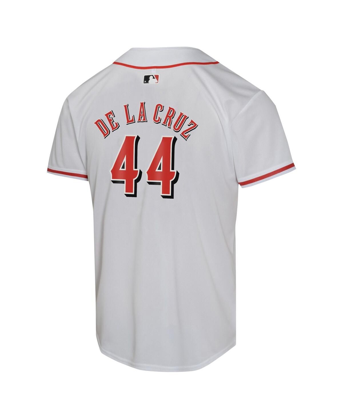 Nike Big Boys and Girls Elly De La CruzCincinnati Reds Home Game Player Jersey - White