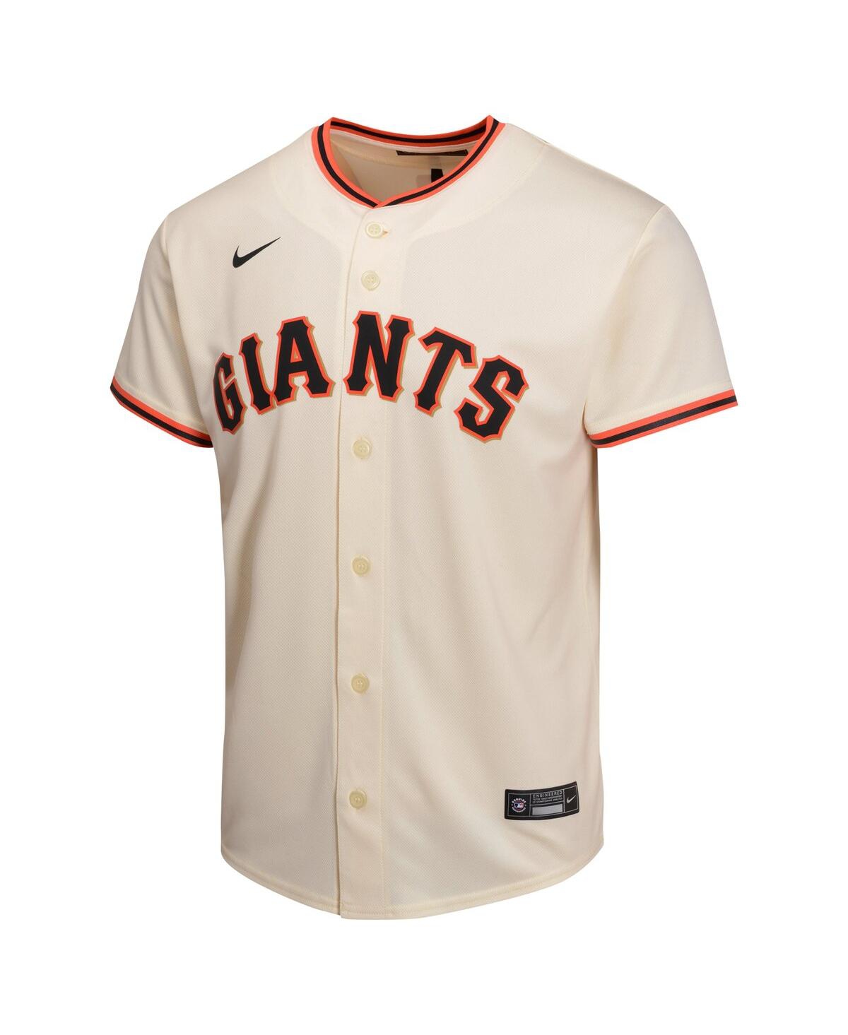 Nike Big Boys and Girls Mike YastrzemskiSan Francisco Giants Home Game Player Jersey - Cream