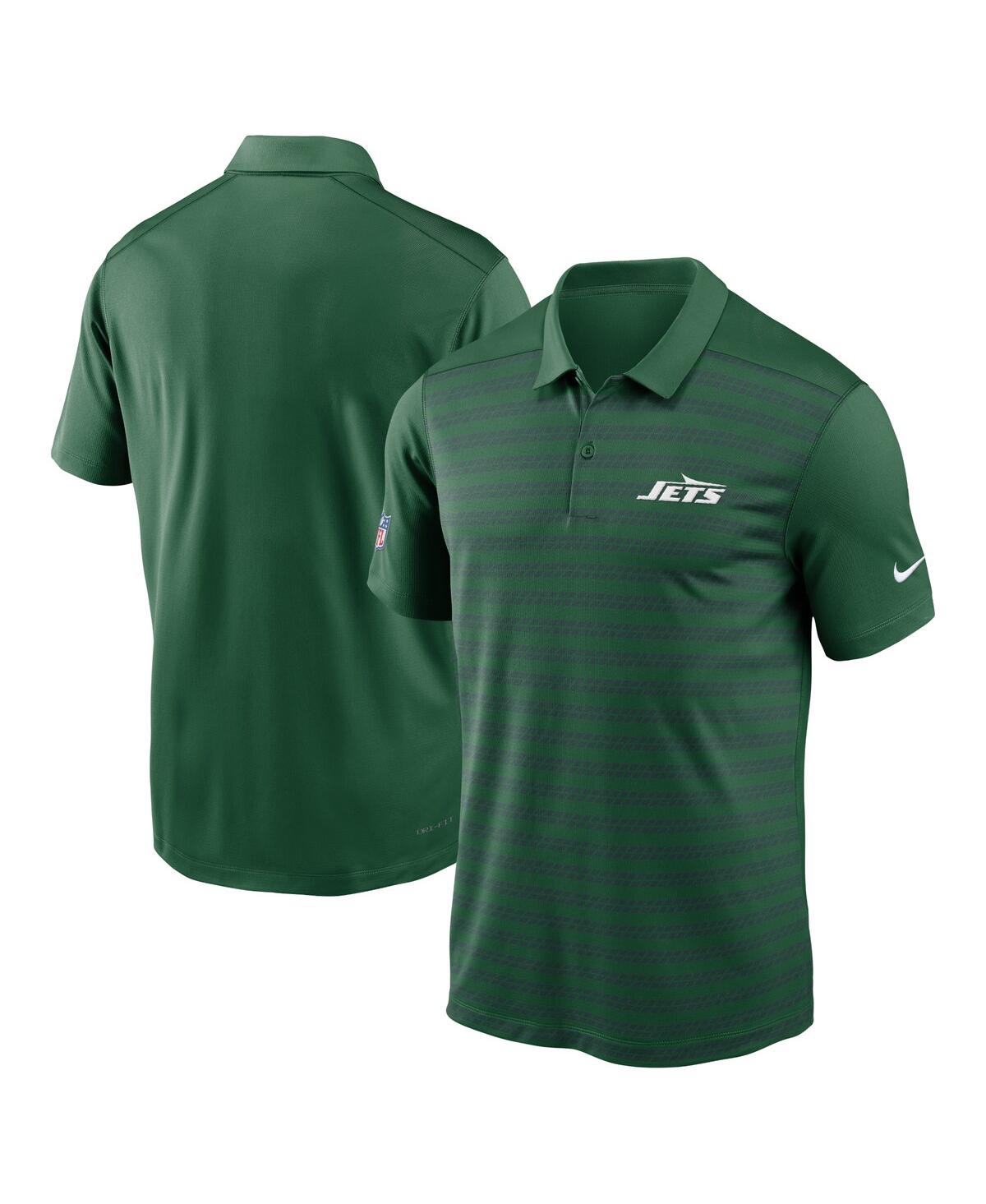 Nike Men's Green New York Jets 2024 Sideline Victory Performance Polo In Green