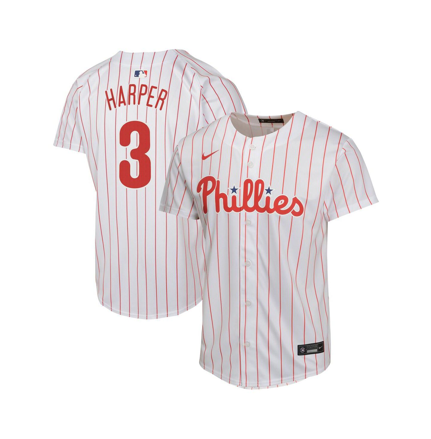 Детская домашняя игровая джерси Nike Bryce Harper Philadelphia Phillies, White — фото 1