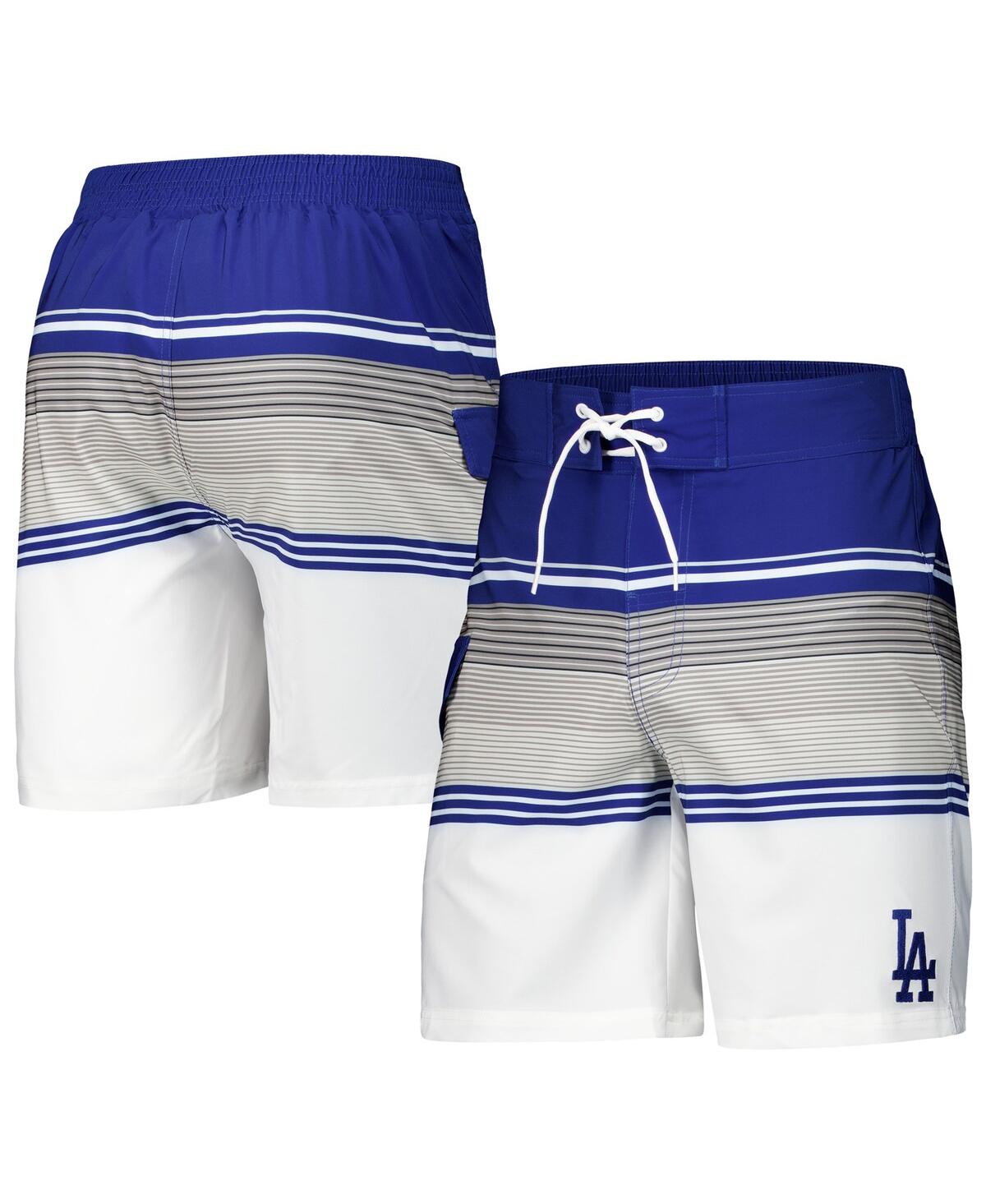 Men's Royal/White Los Angeles Dodgers Jump Shot Volley Board Shorts - Royal, White