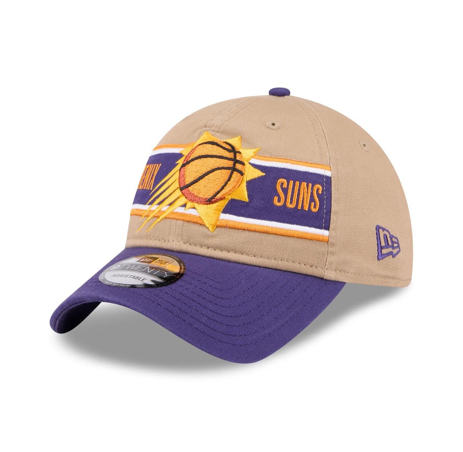 Men's Tan/Purple Phoenix Suns 2024 NBA Draft 9TWENTY Adjustable Hat