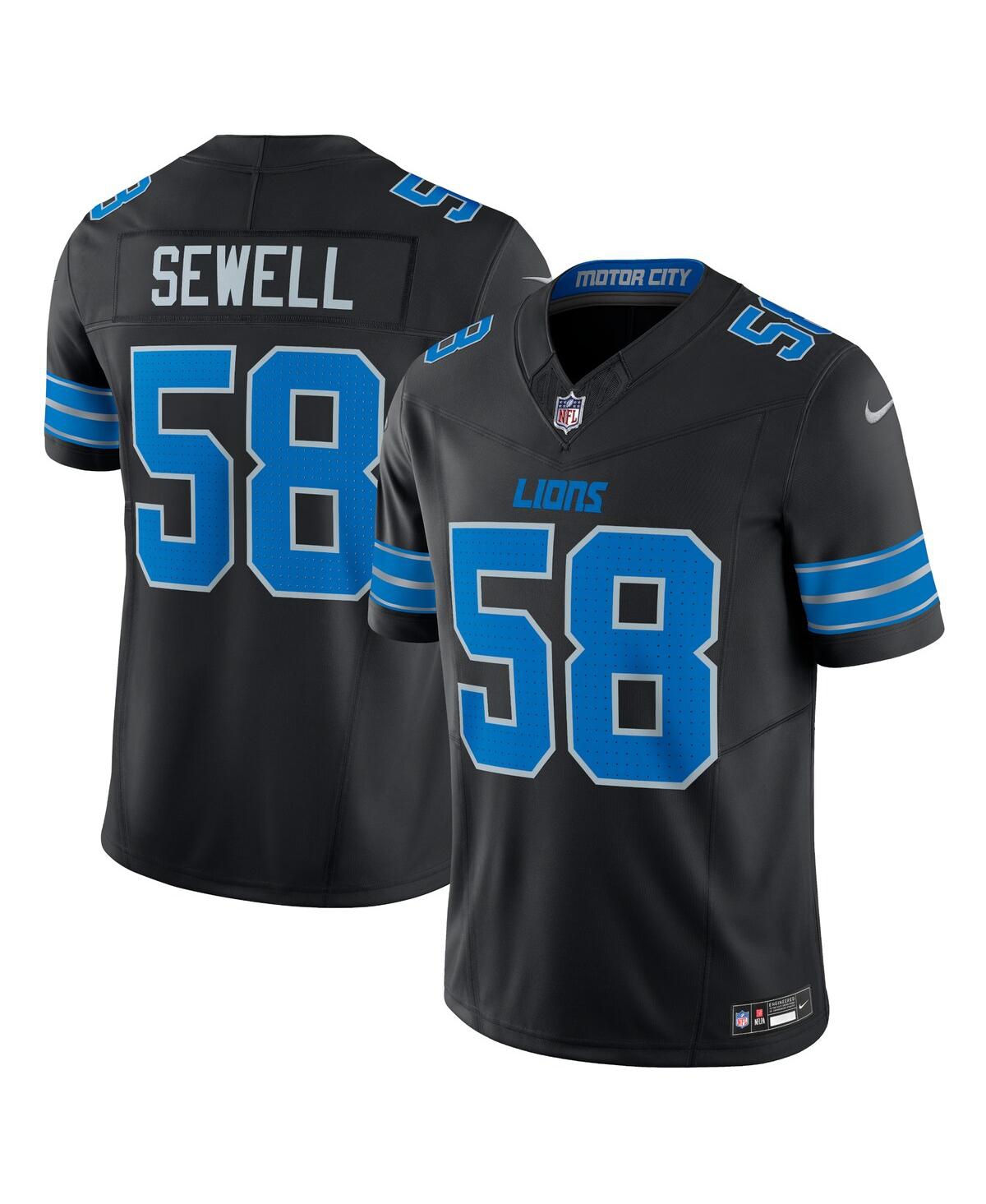Nike Men's Penei Sewell Detroit Lions Vapor F.u.s.e. Alternate Limited Jersey - Black