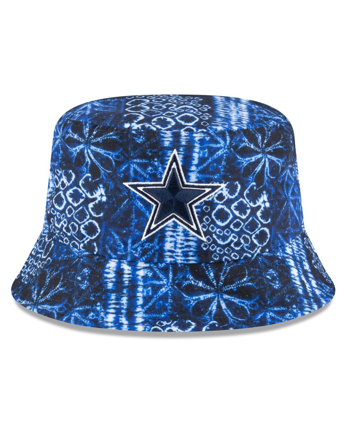 New Era Men's Navy Dallas Cowboys Shibori Bucket Hat In Navy