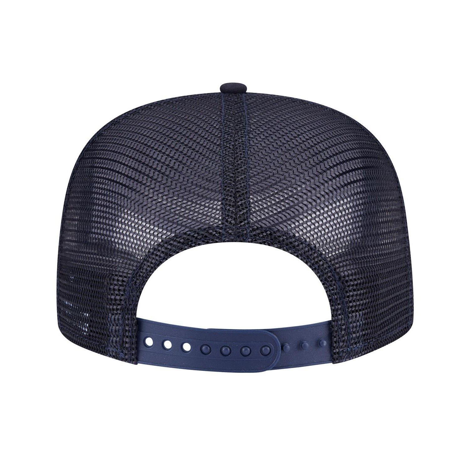Men's Navy New York Yankees Seeing Diamonds A-Frame Trucker 9FIFTY Snapback Hat