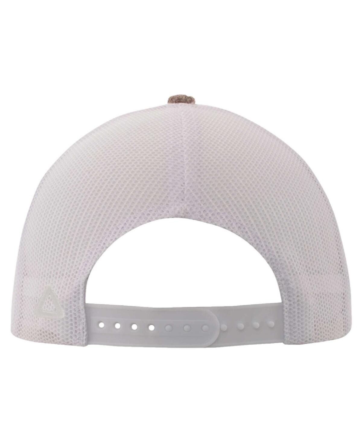 Ahead Men's Tan/white Virginia Tech Hokies Pregame Adjustable Hat In Tan,white