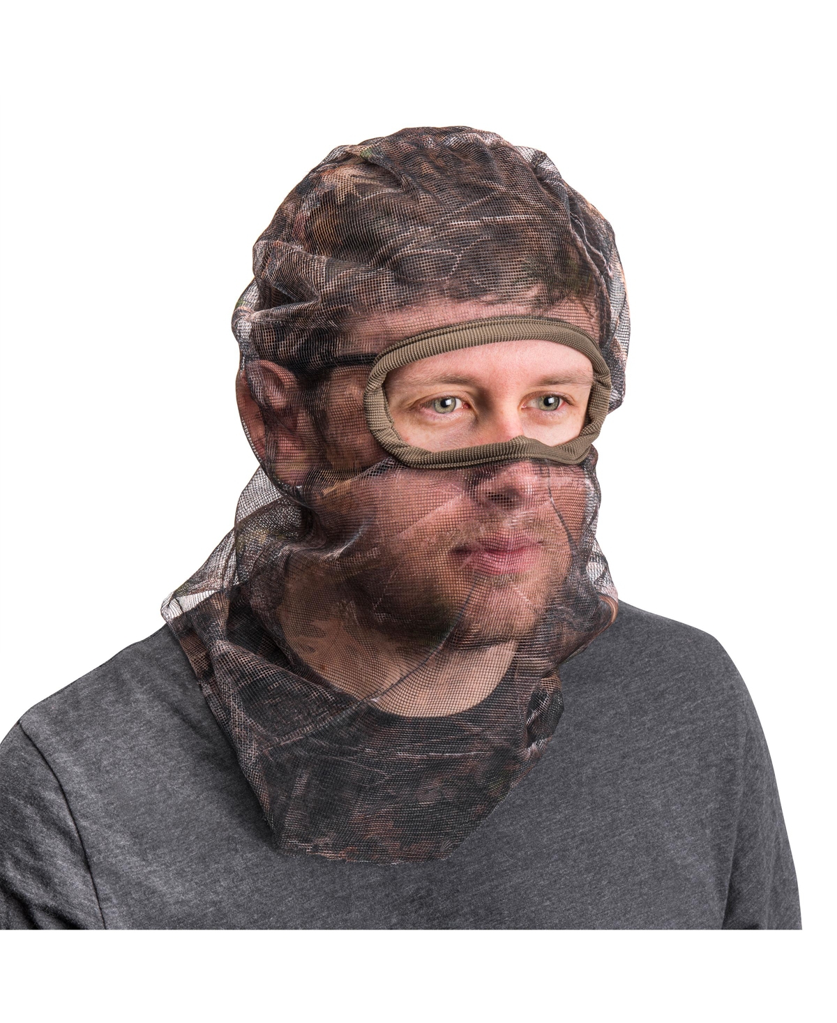 Men's Unisex Full Cover Form Fit Mesh Facemask, Kanati, One Size - Kanati