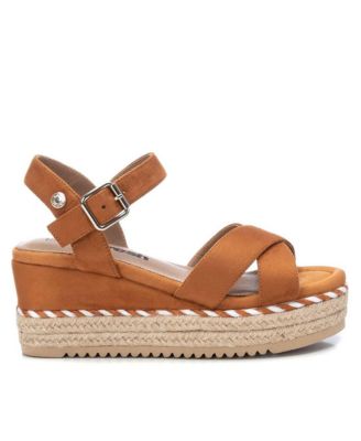Women's Soft Suede Wedge Sandals By Xti
