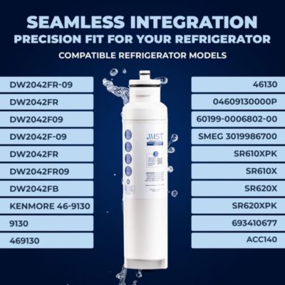 DW2042FR-09 2 pack Water Filter Replacement for Daewoo, Refrigerator Water Filter