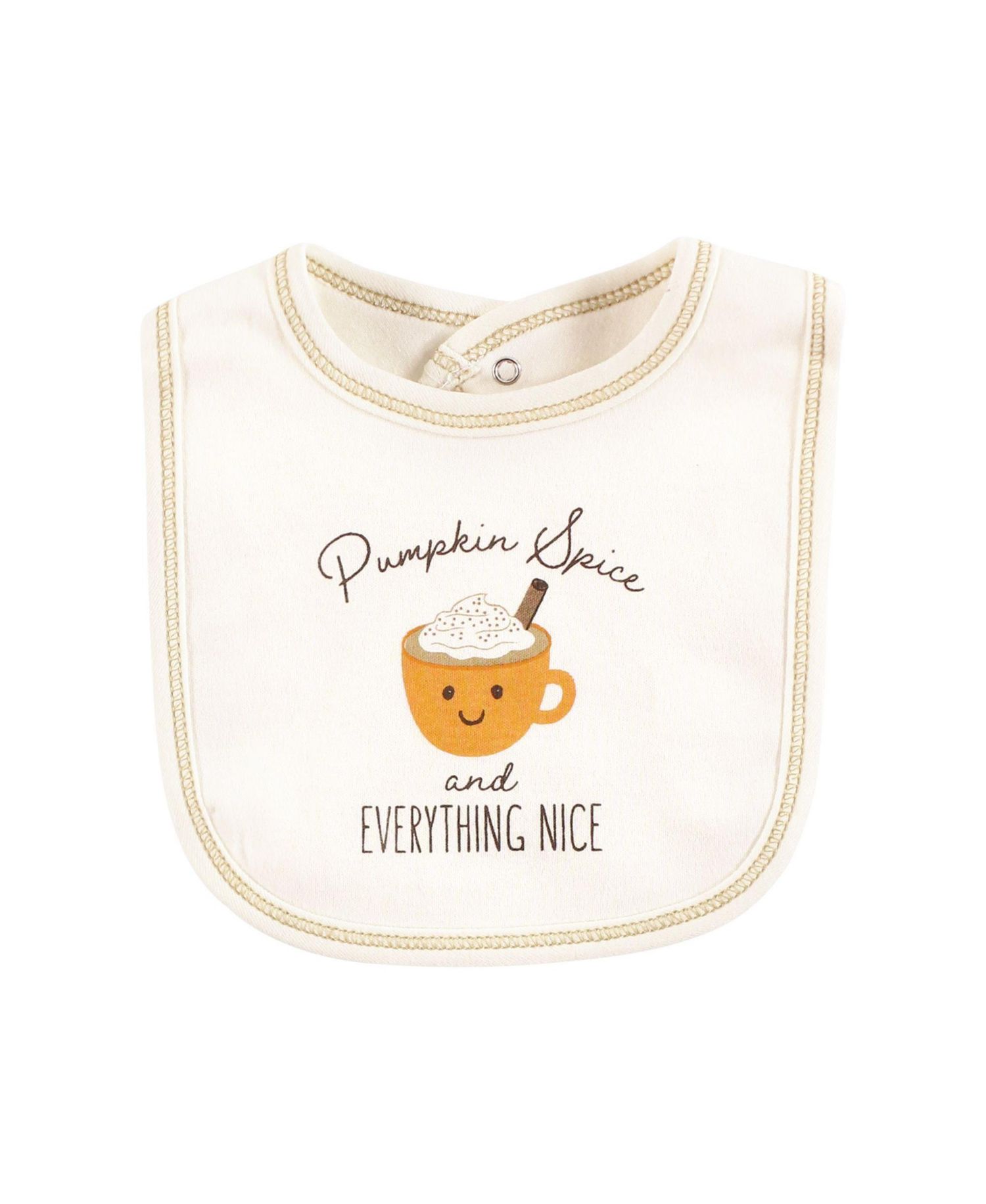 Unisex Natural Cotton Dribble Bibs