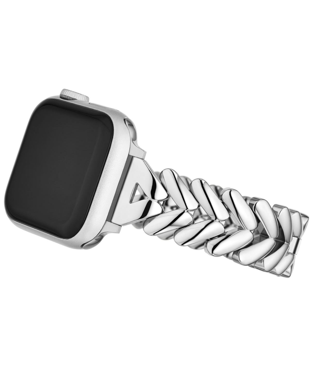 Kate Spade Silver-tone Stainless Steel Band For Apple Watch 38mm-49mm In Silver-tone