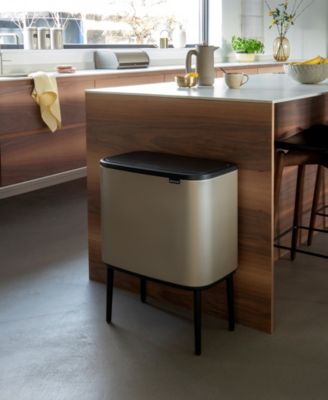 Bo Touch Top Trash Can, 9.5 Gallon