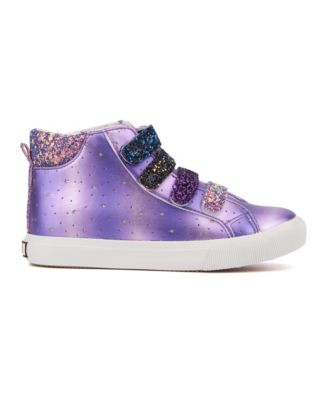 Girls Rain Bow High Top Sneaker
