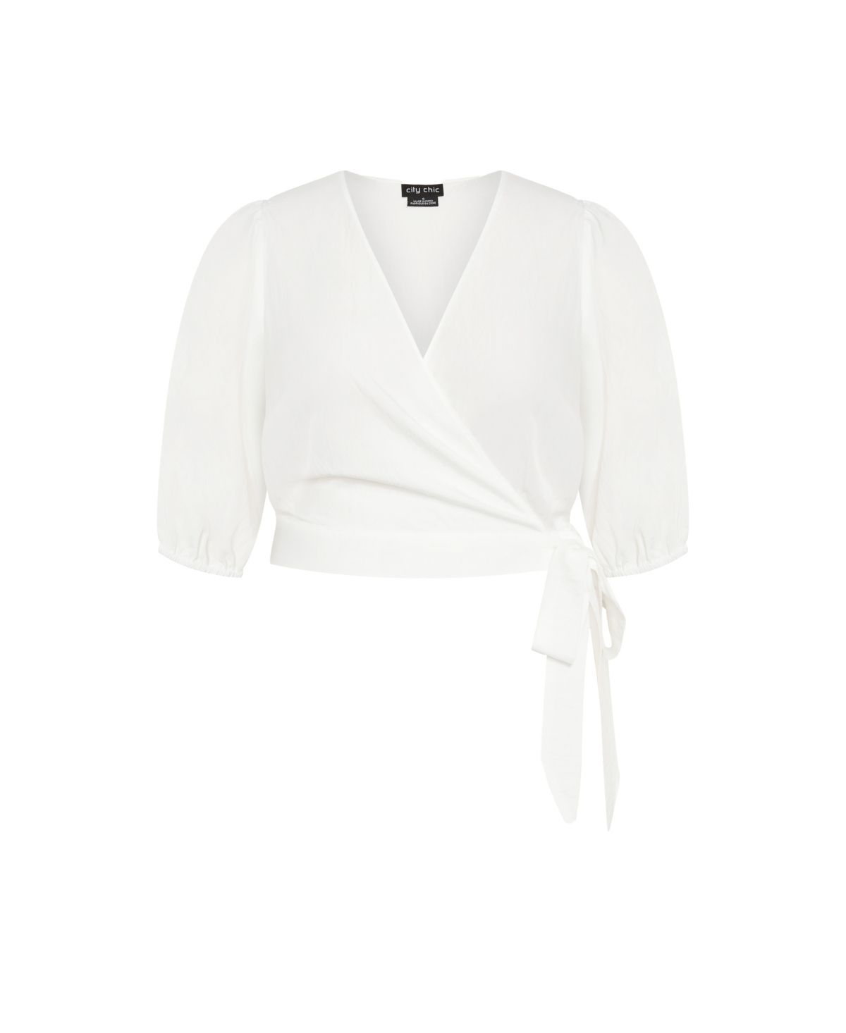 City Chic Plus Size Tie Kiki Top