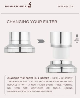 15 Stage Filtered Showerhead for Pure Water