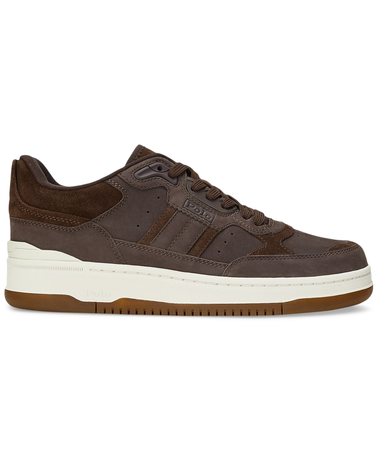 Polo Ralph Lauren Men's Masters Sport Lace-Up Sneakers -BLACK