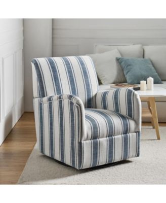 Pancy Transitional Swivel Armchair with 360-Degree Swivel