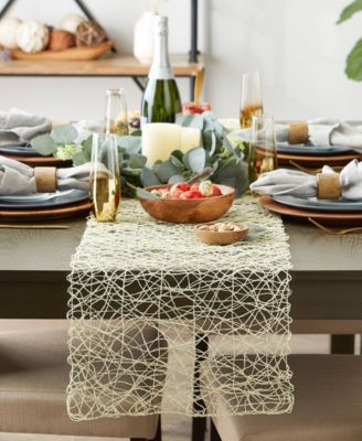 Woven Paper Table Runner, 14"x72 "