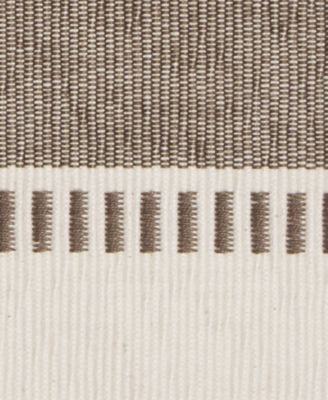 Dobby Stripe Ribbed Table Runner, 13"x72 "