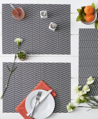 Textured Twill Weave Placemat Set of 6