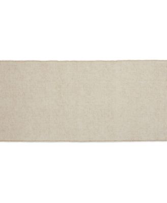 Design Imports Fine Ribbed Table Runner 13x72 inches