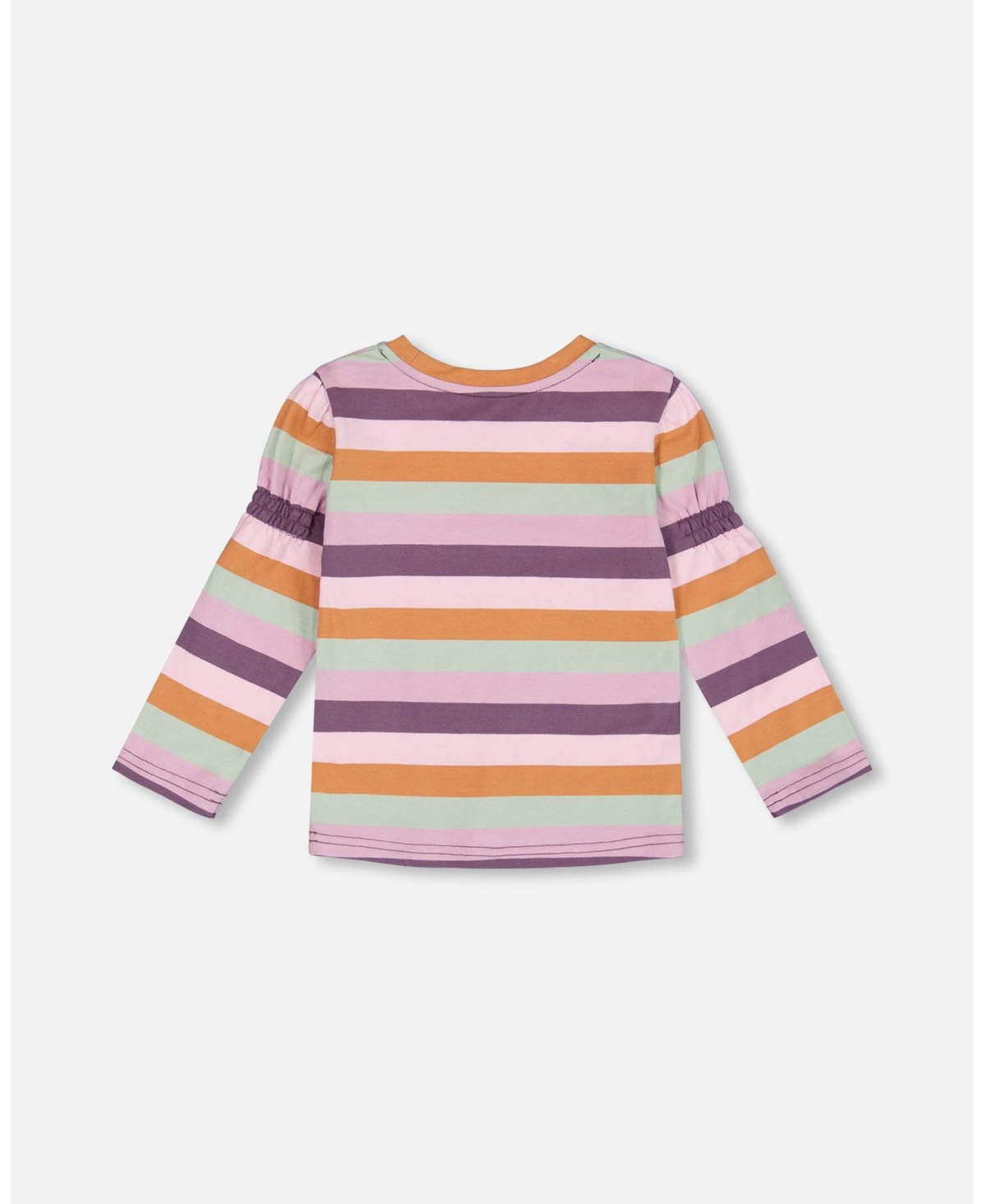 Deux par Deux Baby Girls Baby Printed T-Shirt Multicolor Stripe