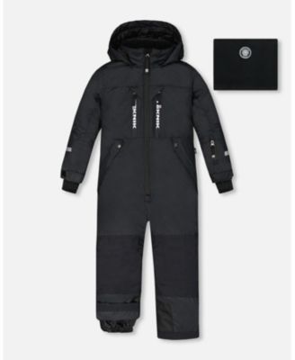Baby Sam One-Piece Snowsuit Unisex Black Baby Sam One-Piece Snowsuit Unisex Black