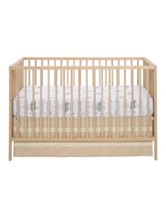 Jungle Story 100% Cotton Safari Baby Fitted Crib Sheet - White