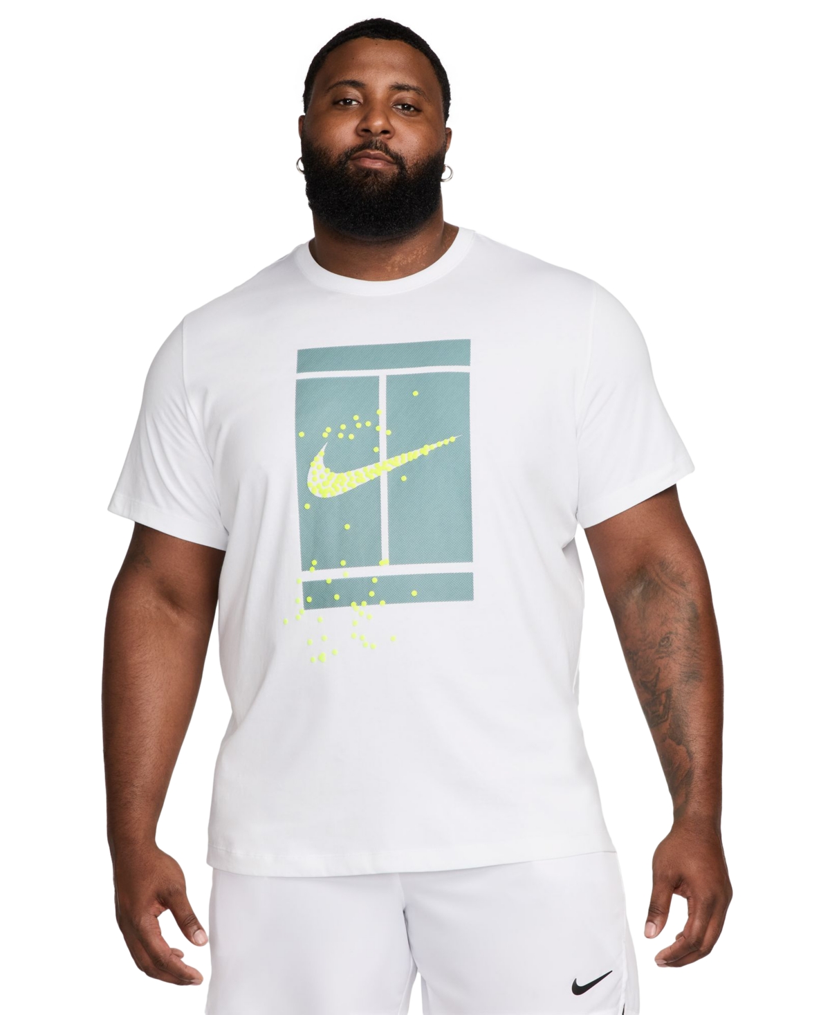 NikeCourt Men's Relaxed Fit Short Sleeve Graphic Tennis T-Shirt