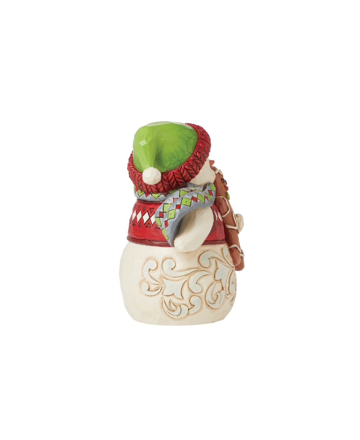 Jim Shore Mini Snowman Gingerbread Figurine In Multi