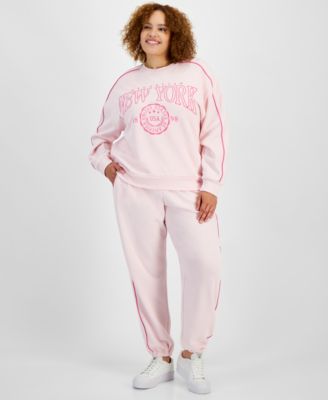 Trendy Plus Size New York Sweatshirt Sweatpants