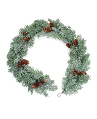 Winter Pine Garland with Pinecone Accents (Set of 2)