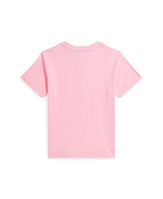 Toddler and Little Boys Pink Pony Cotton Jersey Tee