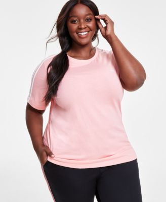 Plus Size Essentials Slim 3 Stripes T Shirt