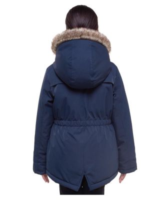 Girls Sherpa Fleece Lined Parka Coat 4-18