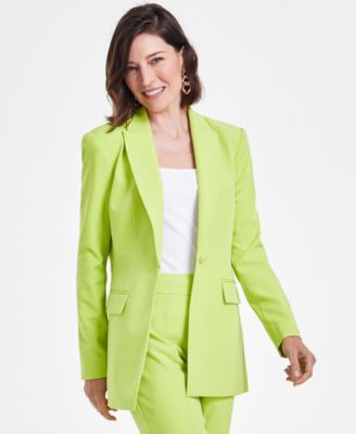 I.N.C. International Concepts - Women's Single-Breasted Peak-Lapel Jacket