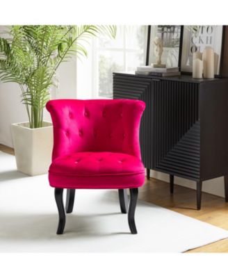 Upholstered Paolino Accent Chair with Button-tufted Back