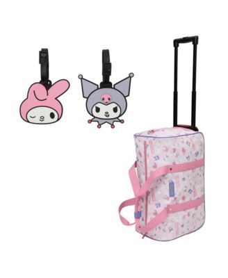 Sanrio Hello Kitty Wheeled Duffle Bag With Two Luggage Tags Macy s