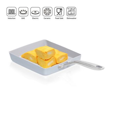 - CeraTerra Ceramic Nonstick Tamagoyaki Japanese Omelette Pan/Egg Pan