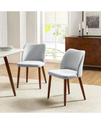 Melisa Dining Chair with Solid Wooden Legs,Set of 2