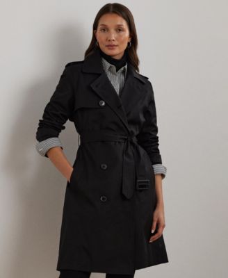 Lauren Ralph Lauren Petite Belted Water Resistant Trench Coat Macy s