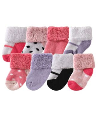 Baby Girls Newborn Terry Socks