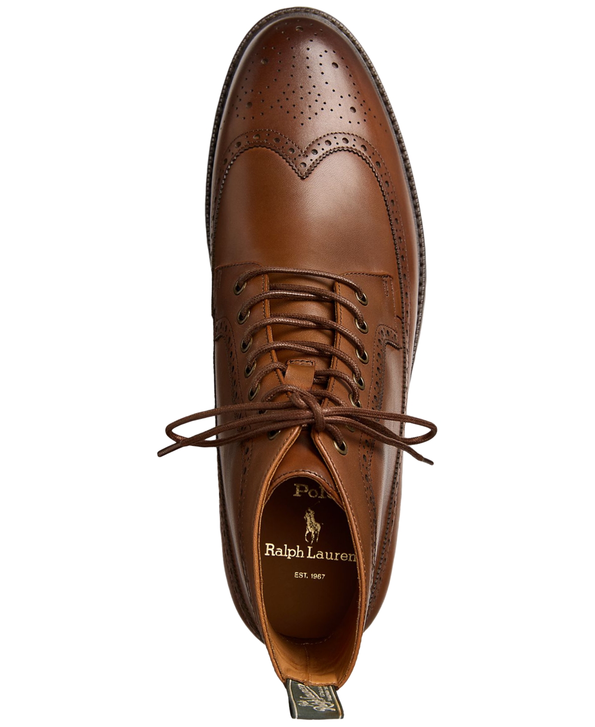 Polo Ralph Lauren Men's Asher Leather Wingtip Boot