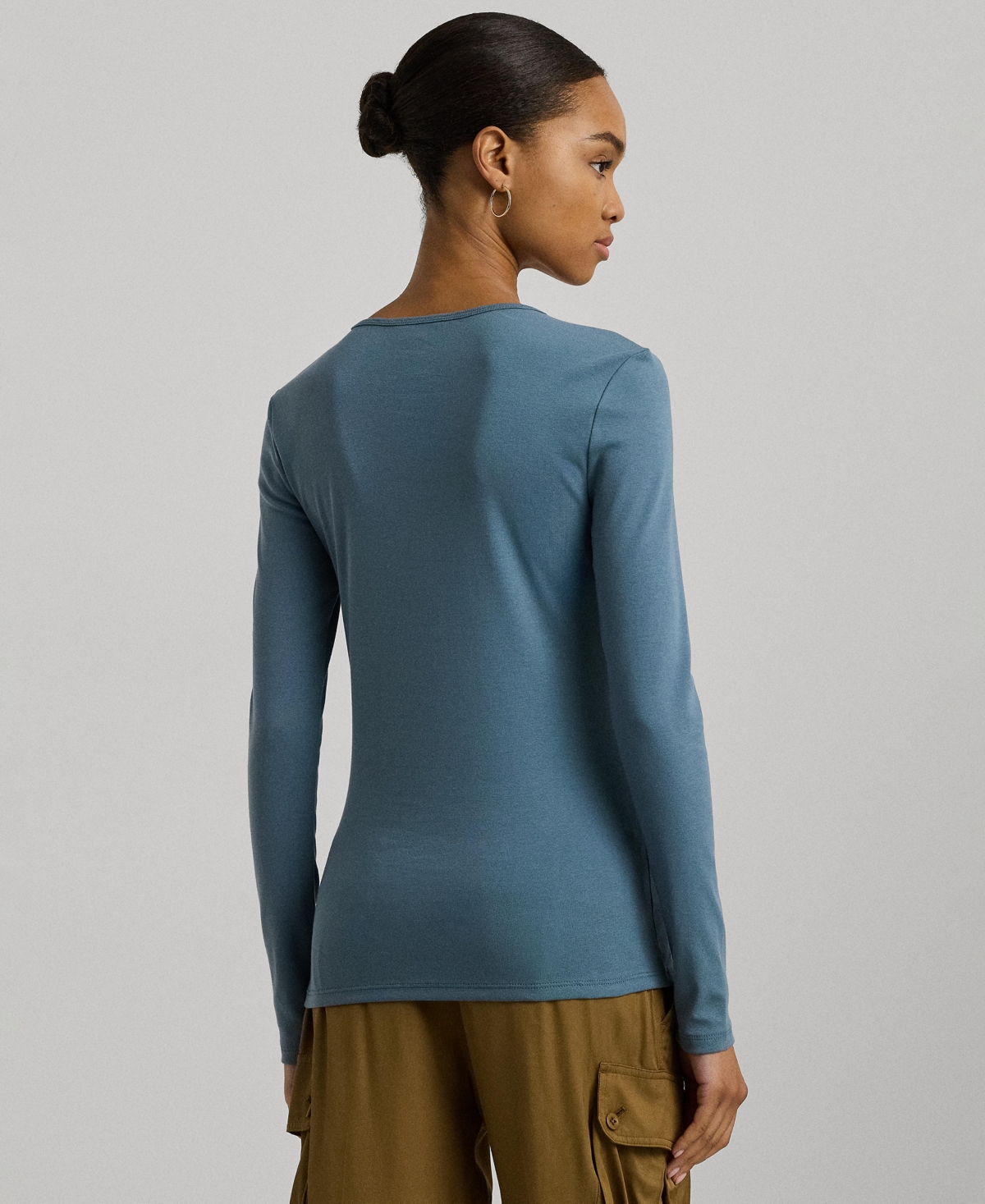 Lauren Ralph Lauren Women's Slim-Fit Crewneck Tee
